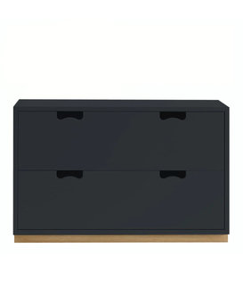 Asplund: Snow A2  cabinet charcoal grey