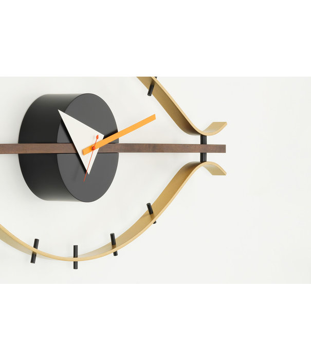 Vitra  Vitra Eye Wandklok walnoot