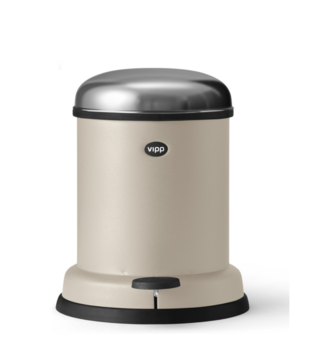 Vipp -  14 pedal bin beige 8L