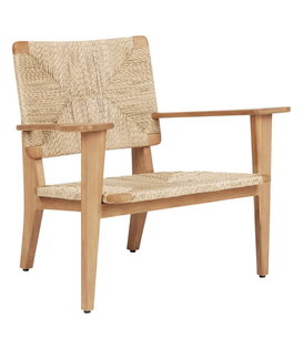 Gubi  F-Chair Outdoor lounge chair teak