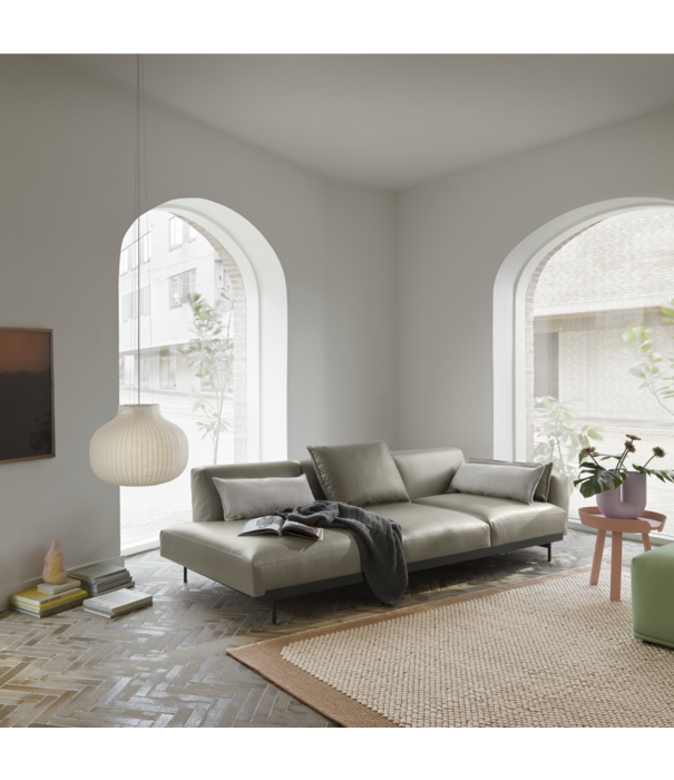 Muuto  Muuto In Situ 3-zits Bank combinatie1 Refine Stone leer