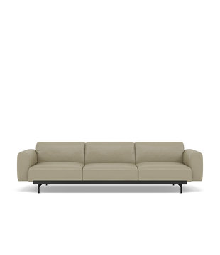 Muuto - In Situ 3 seater sofa combination1, stone leather