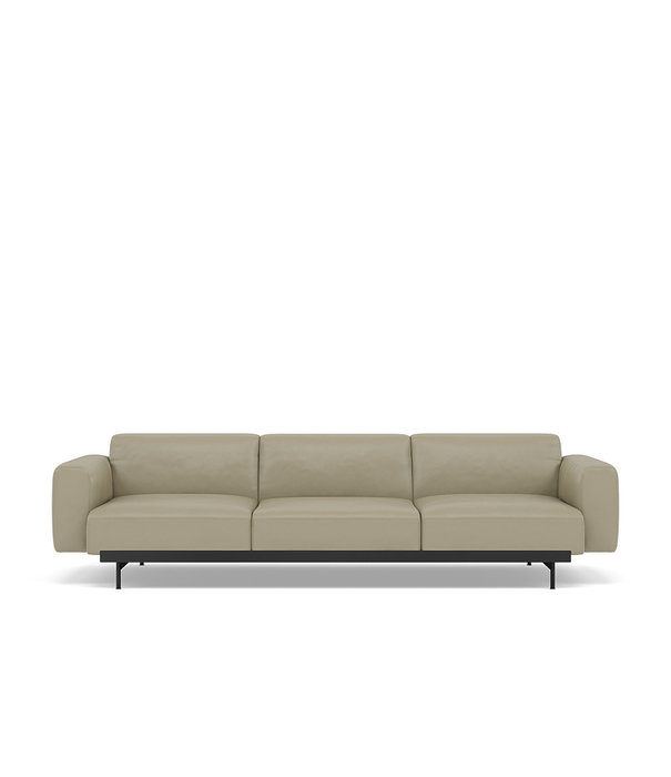Muuto  In Situ 3-zits Bank combinatie1 Refine Stone leer