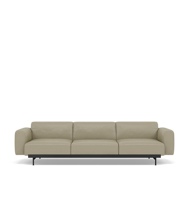 Muuto  Muuto - In Situ 3 seater sofa - config.1 stone leather