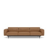 In Situ 3-zits Bank config.1 cognac leder