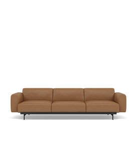 Muuto In Situ 3-seater Sofa combination1 Refine cognac leather