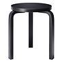 Artek - Stool 60 black lacquered