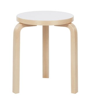 Artek - Stool 60 wit laminaat