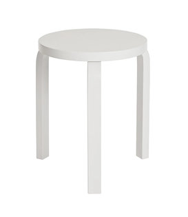 Artek - Stool 60 white lacquered