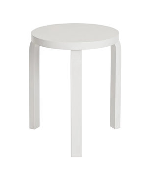 Artek - Stool 60 white lacquered