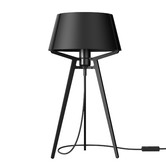 Bella table lamp - black aluminium fitting