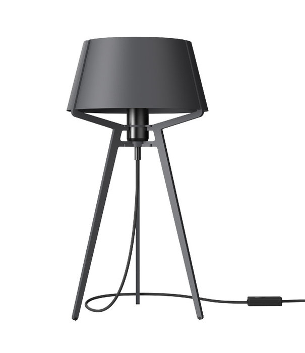 Tonone  Bella tafellamp - zwart aluminium fitting