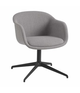 Muuto Fiber Conference Armchair Re-wool IO8, swivel base