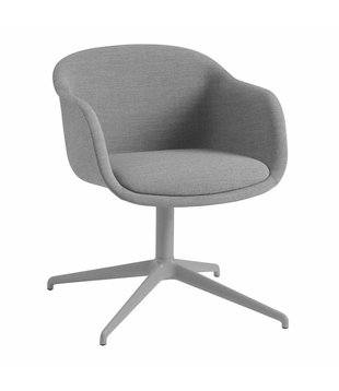 Muuto - Fiber Conference chair Remix 133 grey - fixed