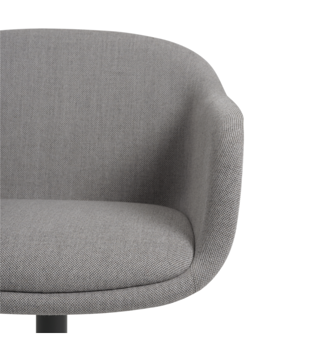 Muuto  Muuto Fiber Conference Armchair Re-wool IO8, swivel base