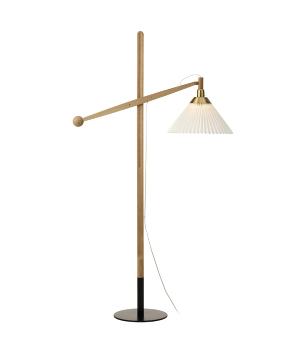 Le klint  Model 325 Vloerlamp licht eiken, messing