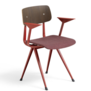 Hay - Result armchair smoked oak - Atlas 671 - red frame