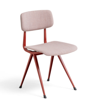 Hay - Result stoel volledig bekleed Atlas 621 - rood frame