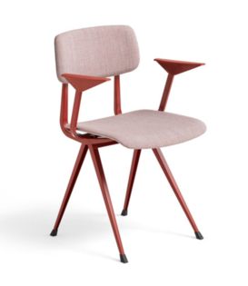 Hay - Result armstoel volledig bekleed Atlas 621 - rood frame