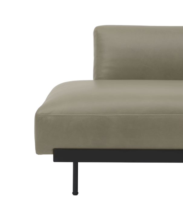 Muuto  Muuto Modular Sofa,  In Situ 2-zits Bank config. 3 - Refine Stone leder