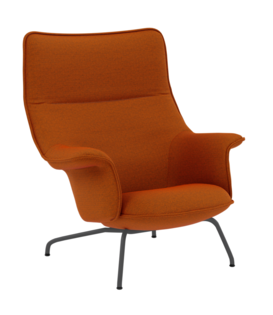 Muuto - Doze lounge stoel Sabi 551 - antraciet voet