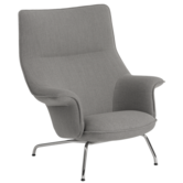 Muuto - Doze lounge stoel Re-wool 128 - chrome voet