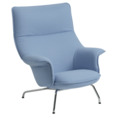 Muuto - Doze lounge chair Divina 712 - chromed base