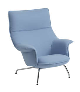 Muuto - Doze lounge chair Divina 712 - chromed base