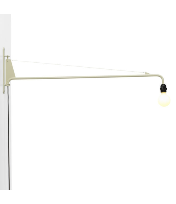 Vitra  Vitra - Petite Potence wall lamp - Prouvé Blanc ecru