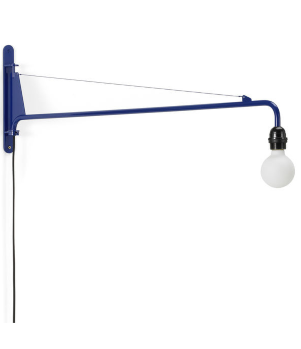 Vitra  Vitra - Petite Potence wall lamp - Prouvé Bleu