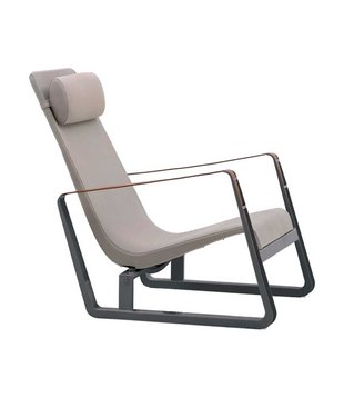 Vitra - Cité armchair deep black - Mello Cement