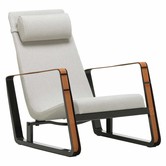 Vitra - Cité lounge chair black - Mello Cement