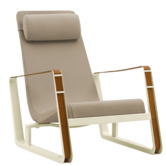 Vitra - Cité lounge chair ecru - Mello beige