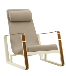 Vitra - Cité lounge chair ecru - Mello beige