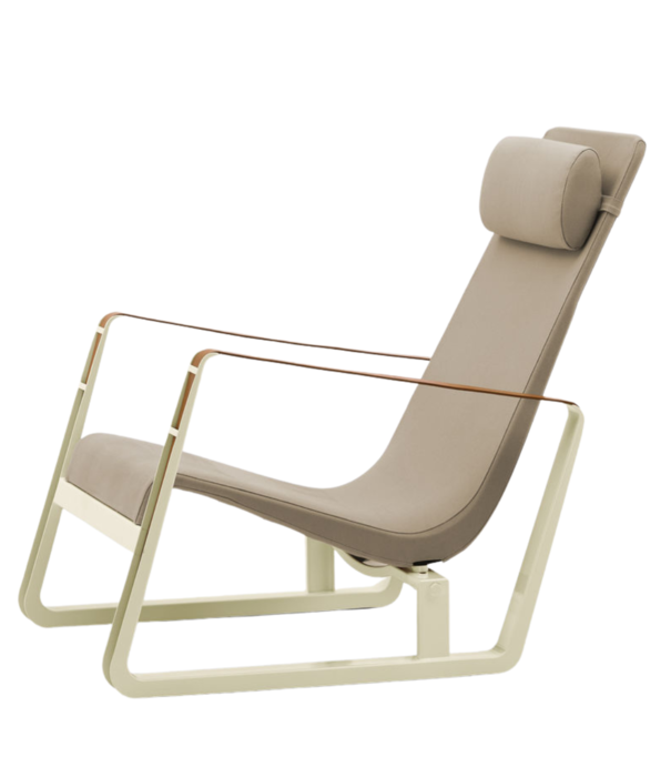 Vitra  Vitra - Cité lounge chair ecru - Mello beige