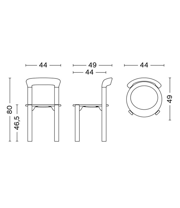 Hay  Hay Rey Chair soft mint beech