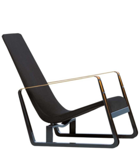 Vitra - Cité lounge chair deep black - Mello black