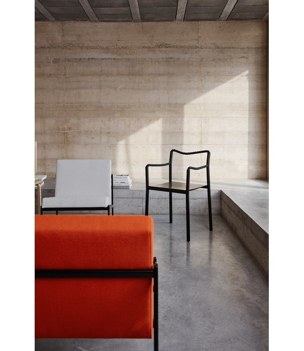 Artek  Artek - Rope Stoel mat zwart poeder gecoat