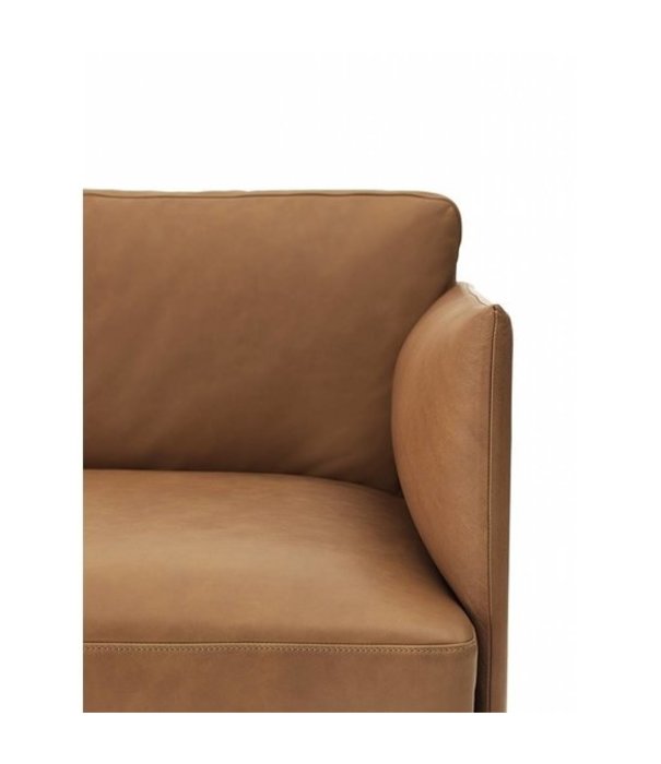 Muuto  Muuto Outline Corner sofa Refine cognac leather