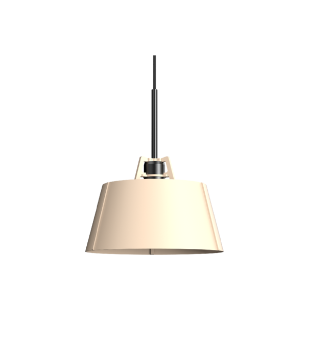 Tonone  Bella hanglamp, zwart aluminium fitting