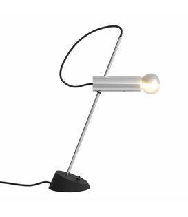 Astep - Model 566 table lamp - polished aluminium