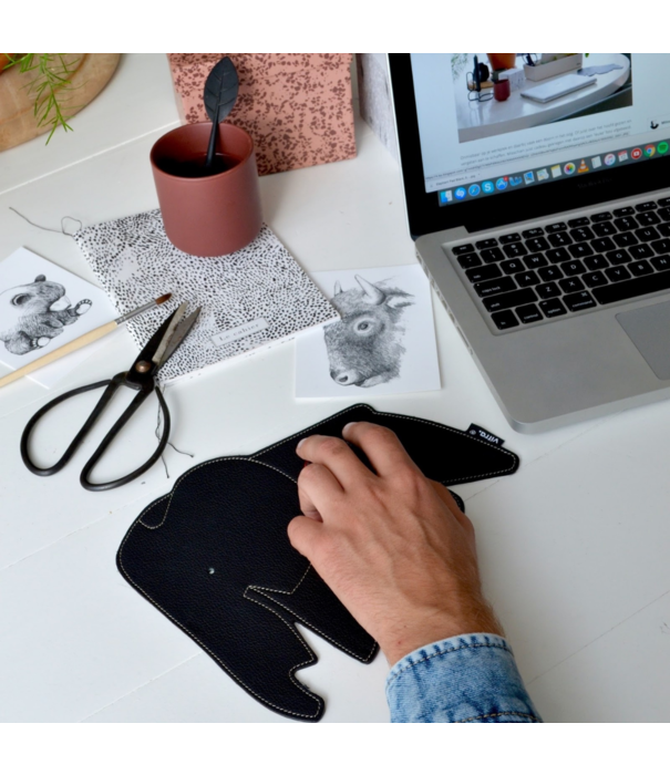 Vitra  Vitra Elephant Pad muismat asphalt