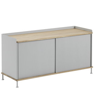 Muuto - Enfold Low sideboard Oak - Grey