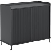 Muuto - Enfold Tall dressoir Zwart - Zwart