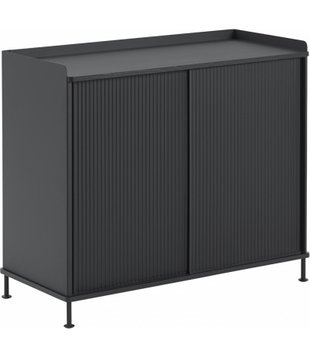 Muuto - Enfold Tall sideboard Black - Black