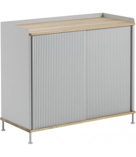 Enfold Tall Sideboard oak - grey