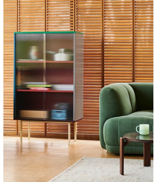 Hay  Hay -  Colour Cabinet Glass Doors Wall Medium Dark Mint