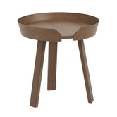 Muuto - Around Coffee Table Small Stained dark brown