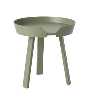 Muuto Around Side Table Small dusty green