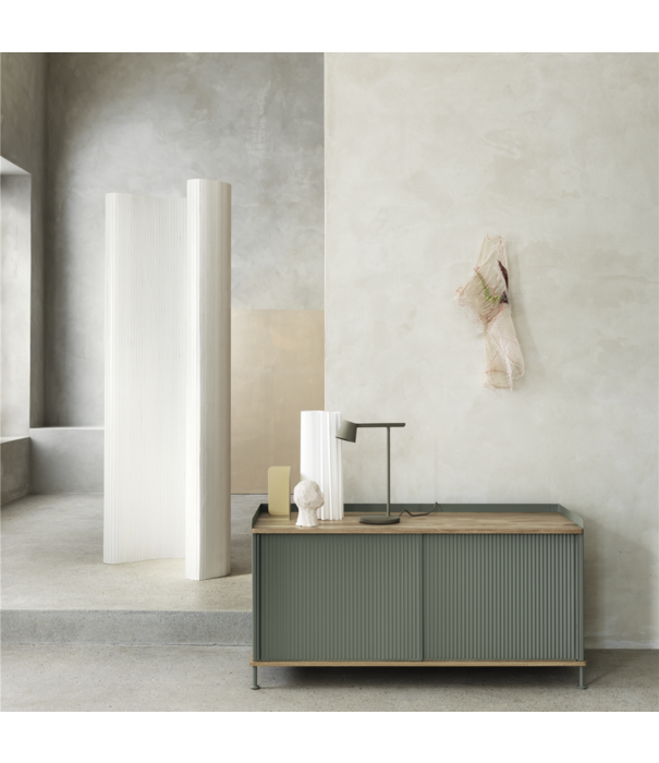 Muuto  Muuto - Enfold Tall dressoir Zwart - Zwart